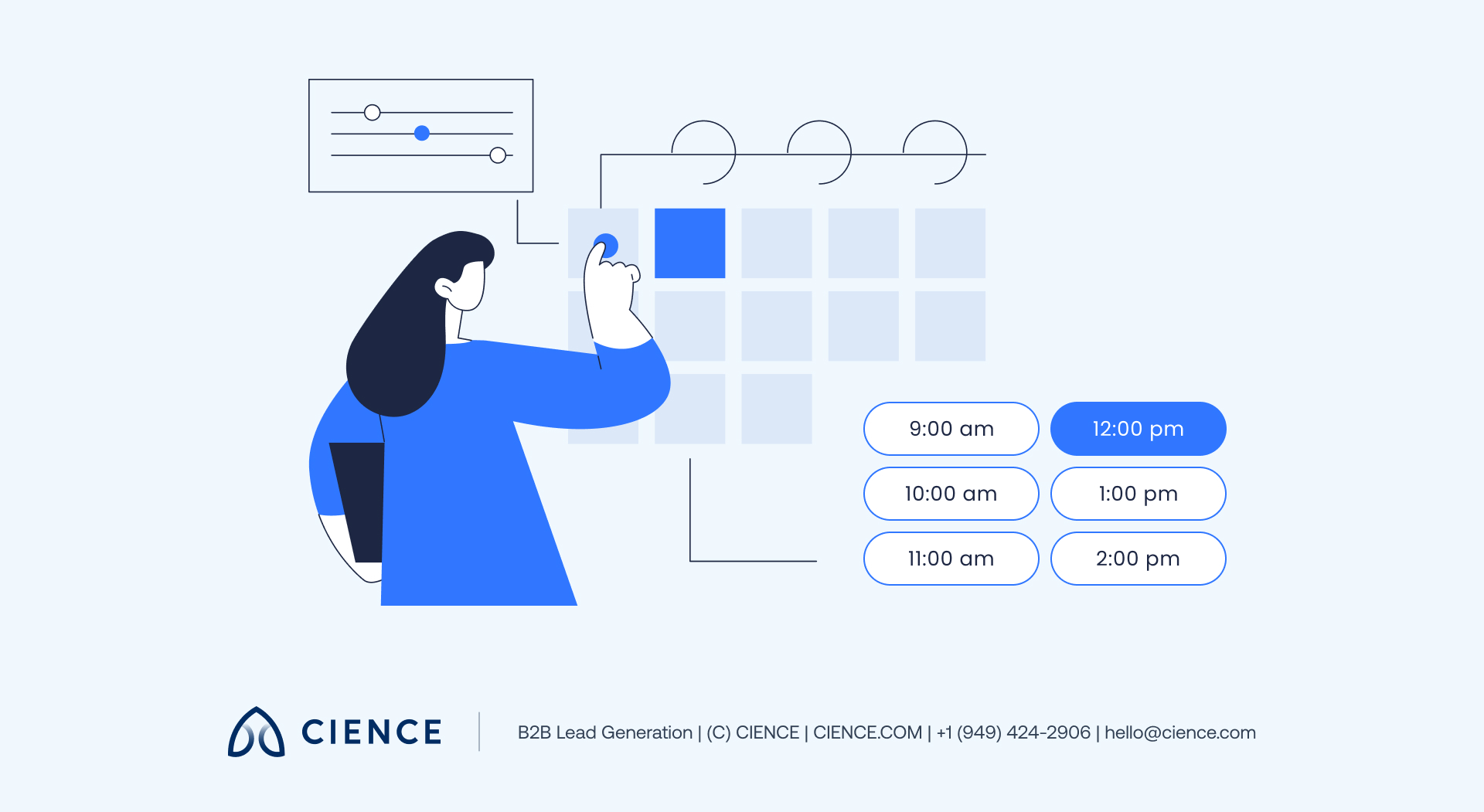 Sales team using appointment scheduling software to track customer preferences and reduce booking conflicts